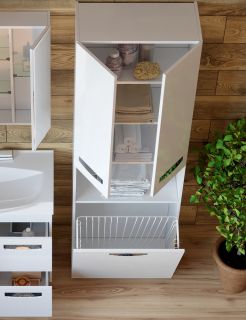 Vigo Plaza П17К-600 Пенал с бельевой корзиной 60 см